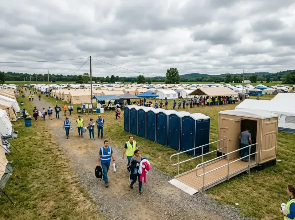 disaster-relief-camp-restrooms-010 — frequently asked questions, Dumpster & Portable Bathrooms Rental in North Springfield,…